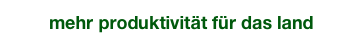mehr produktivität für das land