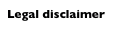 Legal disclaimer