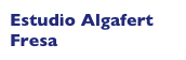 Estudio Algafert
Fresa